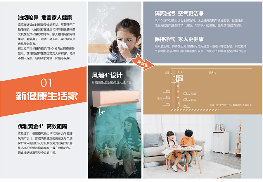 隔斷油煙機，新健康生活家