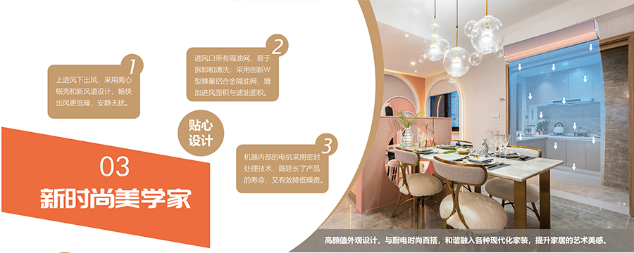 隔斷油煙機，新時尚美學家